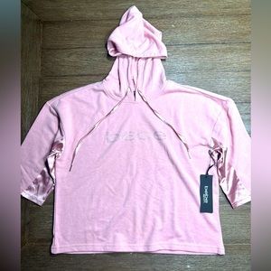 NWT Bebe cropped hoodie size large